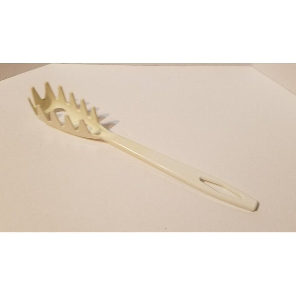 Tailor Made #3 Spaghetti Pasta Fork White 11" Nylon Fork Server Spoon Measuring